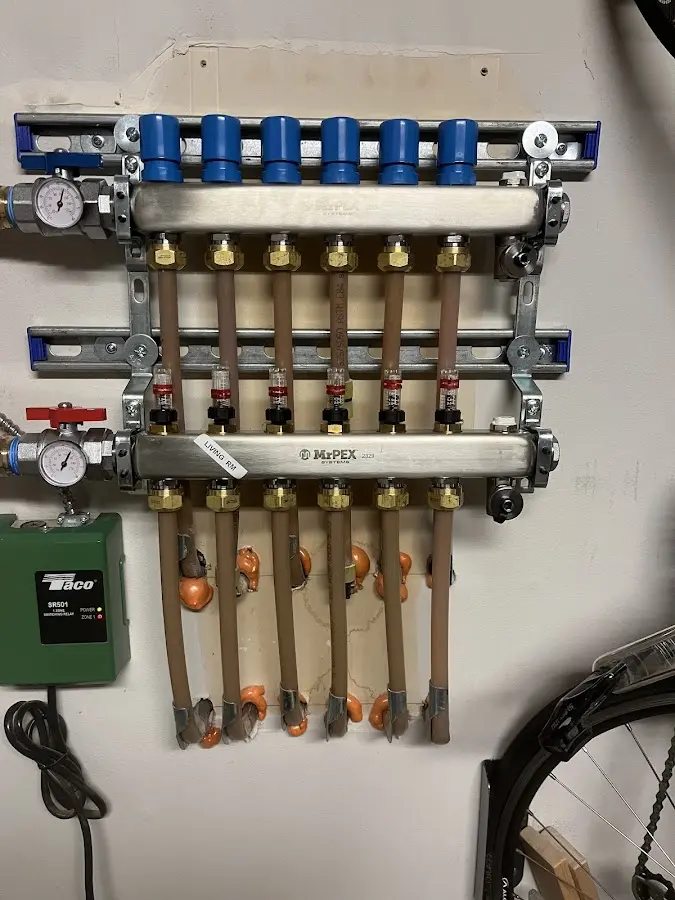 Plumber performing Leak Detection at a residential property in Paragould